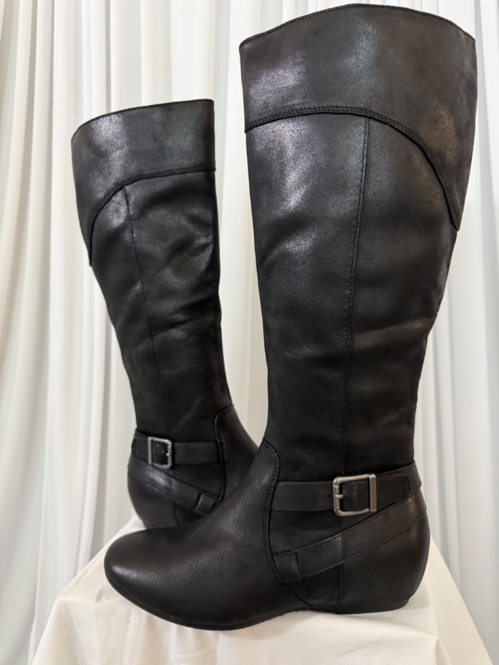 Baretraps Kadence Women's Black Tall Riding Boots Rebound Comfort 7.5 M NWT - Picture 14 of 16